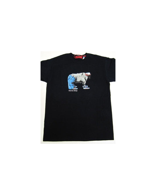 80s Casuals 80s Casuals Stepping Stone Not For Sheep T-Shirt Marineblau