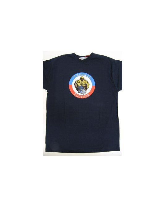 80s Casuals 80er Casuals Terrace Couture T-Shirt Marineblau