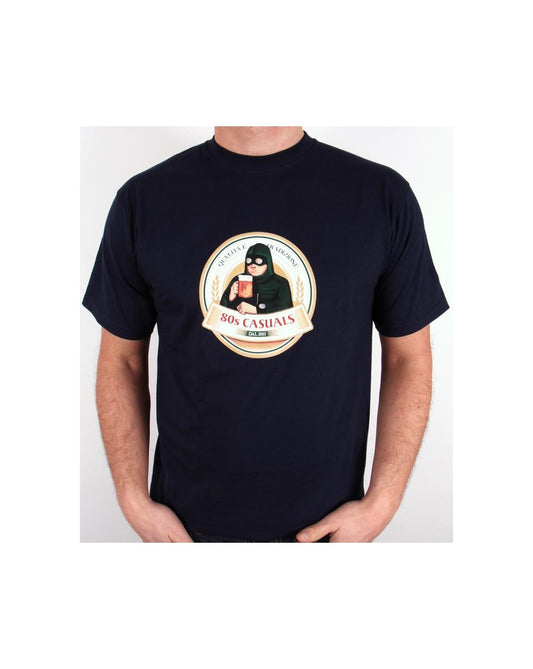 80s Casuals 80er Jahre Casuals Tradizione T-Shirt Marineblau