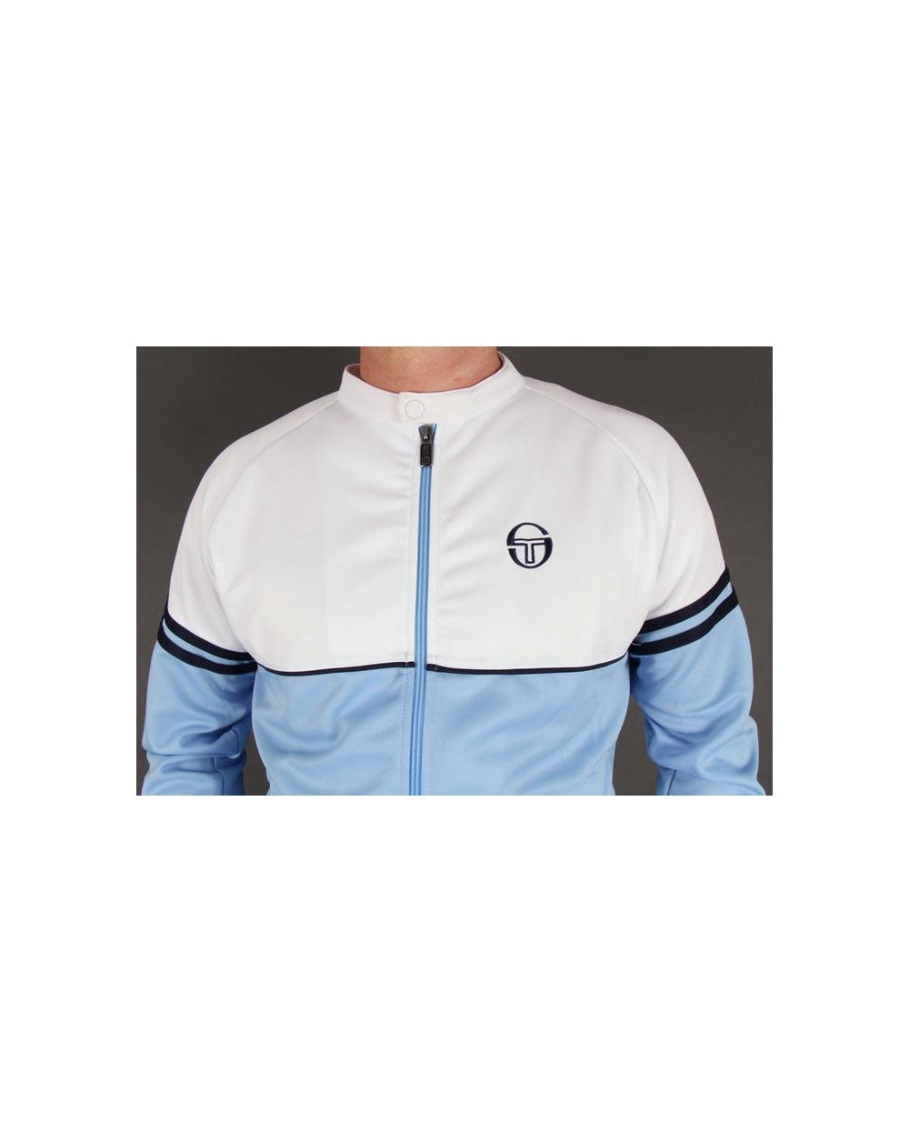 Sergio Tacchini Orion Track Top Sky Blue/white