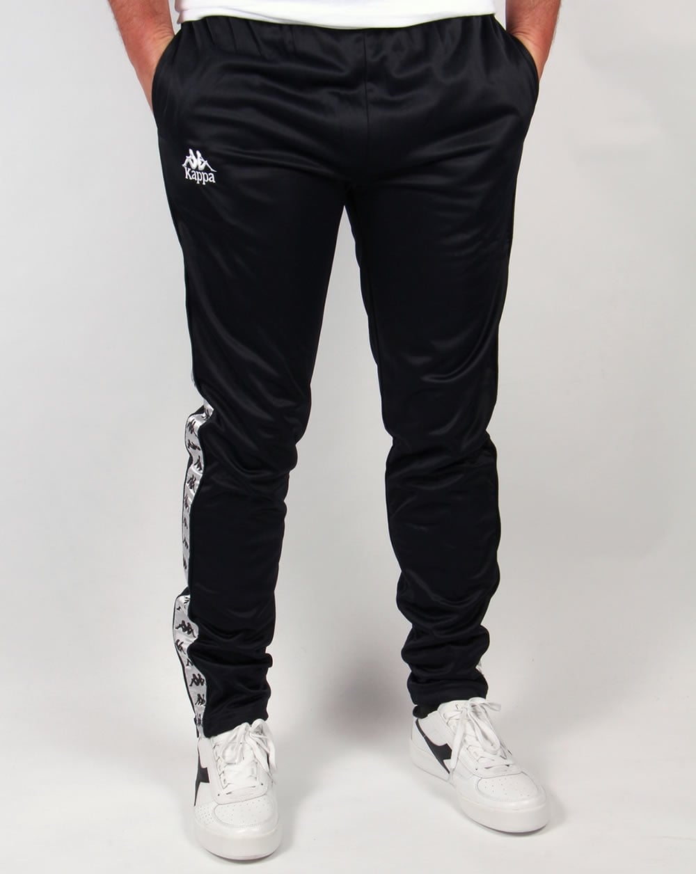 Robe Di Kappa Glanford Taping Track Bottoms Navy
