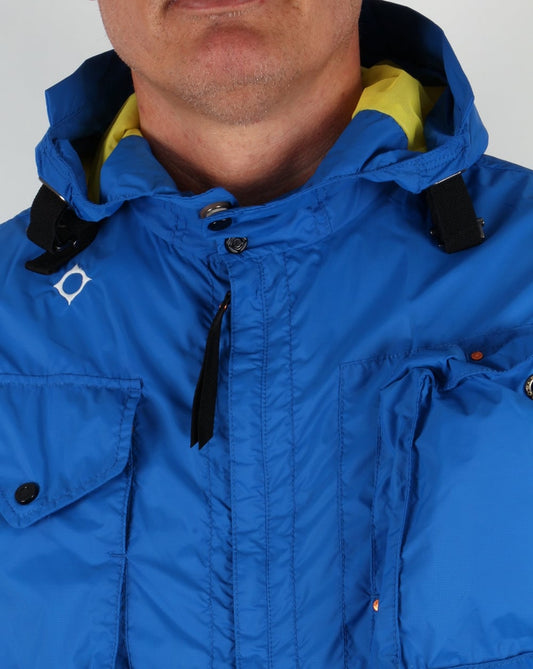 Ma.Strum Ma.strum Packbare Scharfschützenjacke Vibrant Blue
