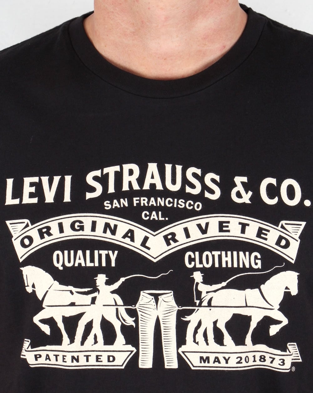 Levis Strauss & Co Logo T-shirt Black