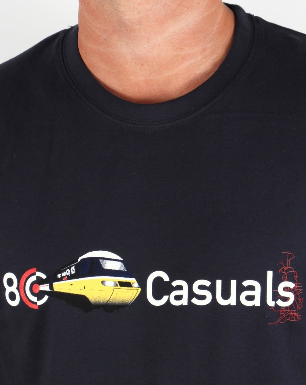 80s Casuals Inter City T-Shirt Marineblau