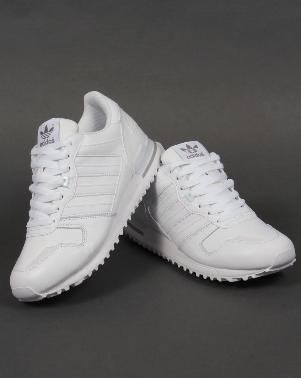 Adidas ZX 700 Leder-Sneaker Weiß