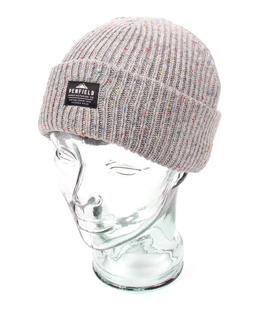 Penfield Harris Flecked Beanie Grey