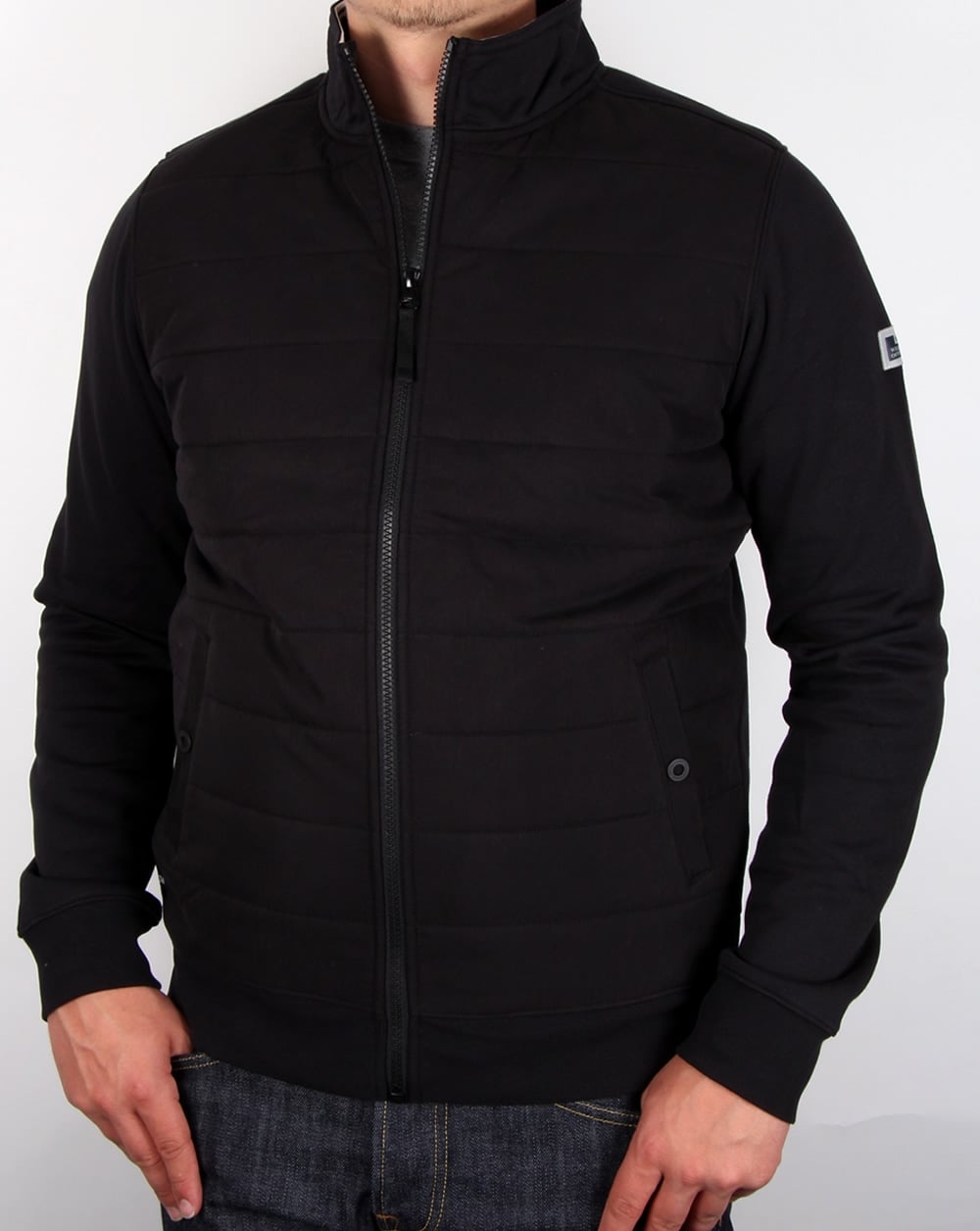 Weekend Offender Wear Gepolsterte Trainingsjacke Schwarz