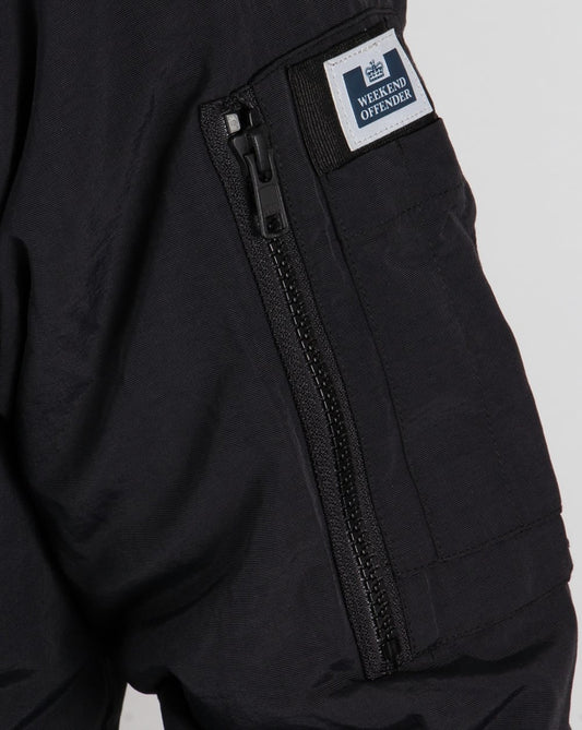 Weekend Offender Weekend Offender Pelz-Bomberjacke Schwarz