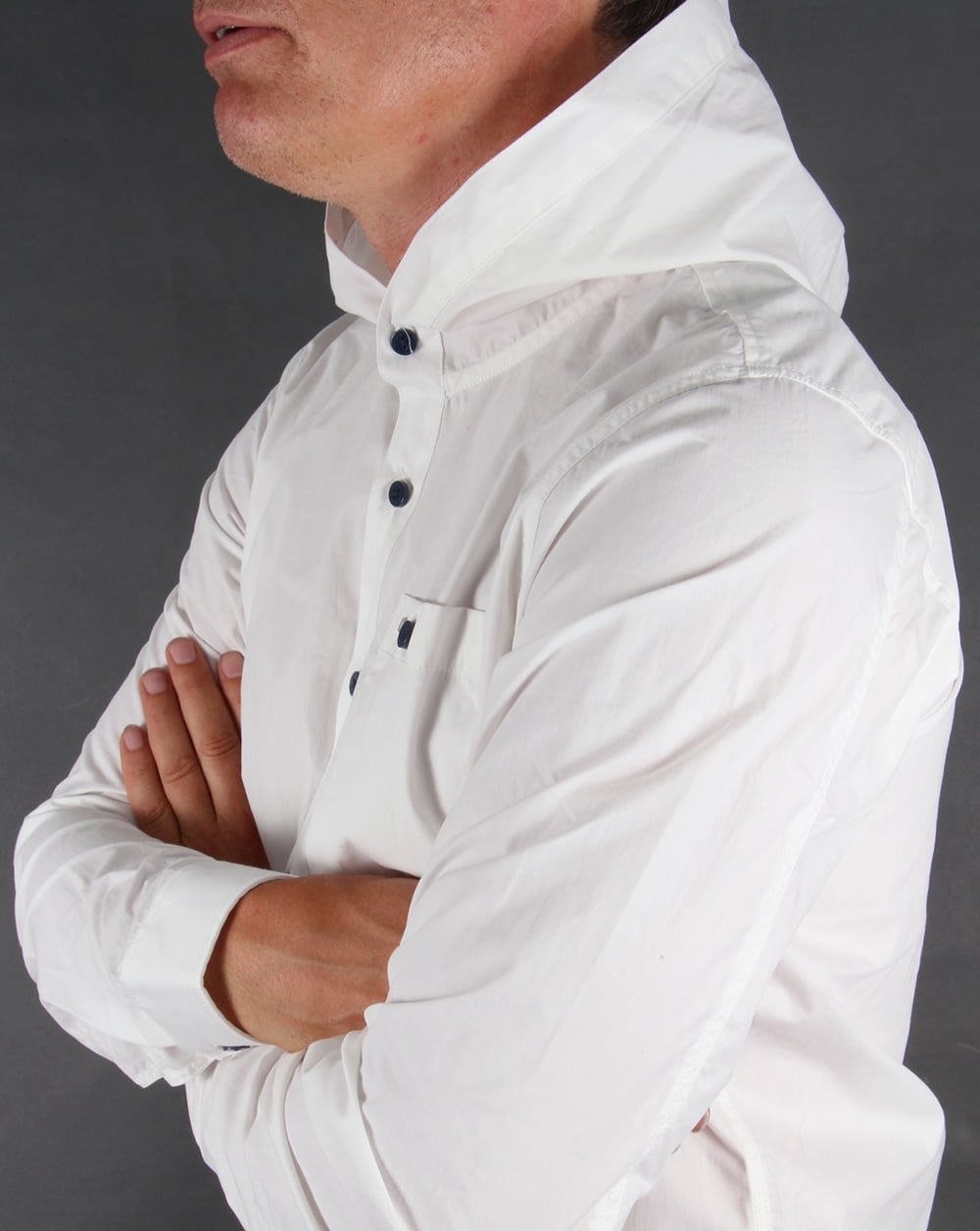 Weekend Offender Hooded Shirt White