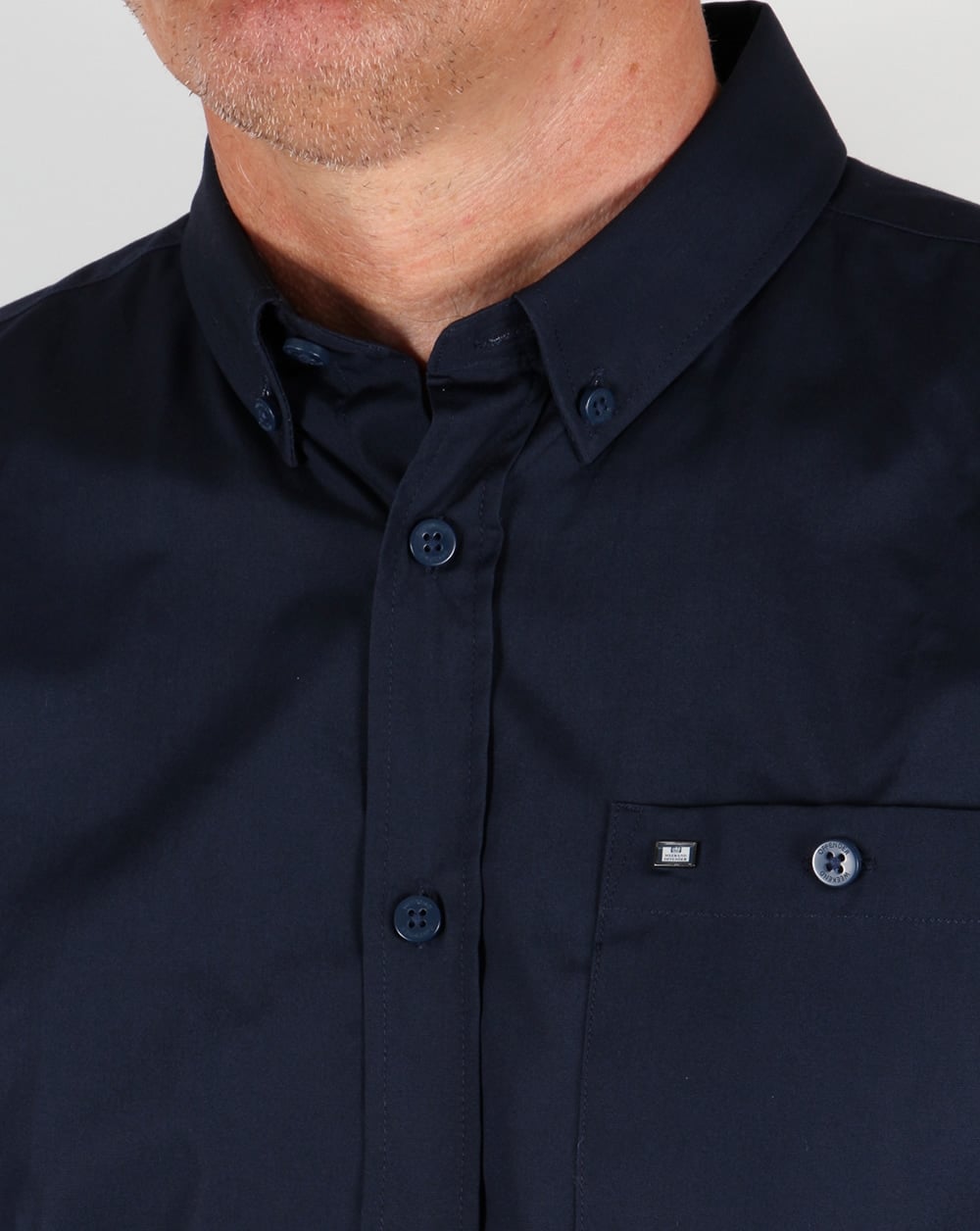 Weekend Offender Tib Hemd Marineblau