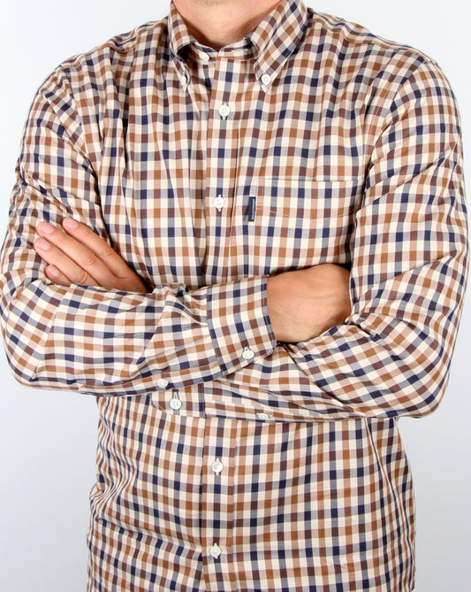 Aquascutum Aquascutum Emsworth Karohemd Vicuna