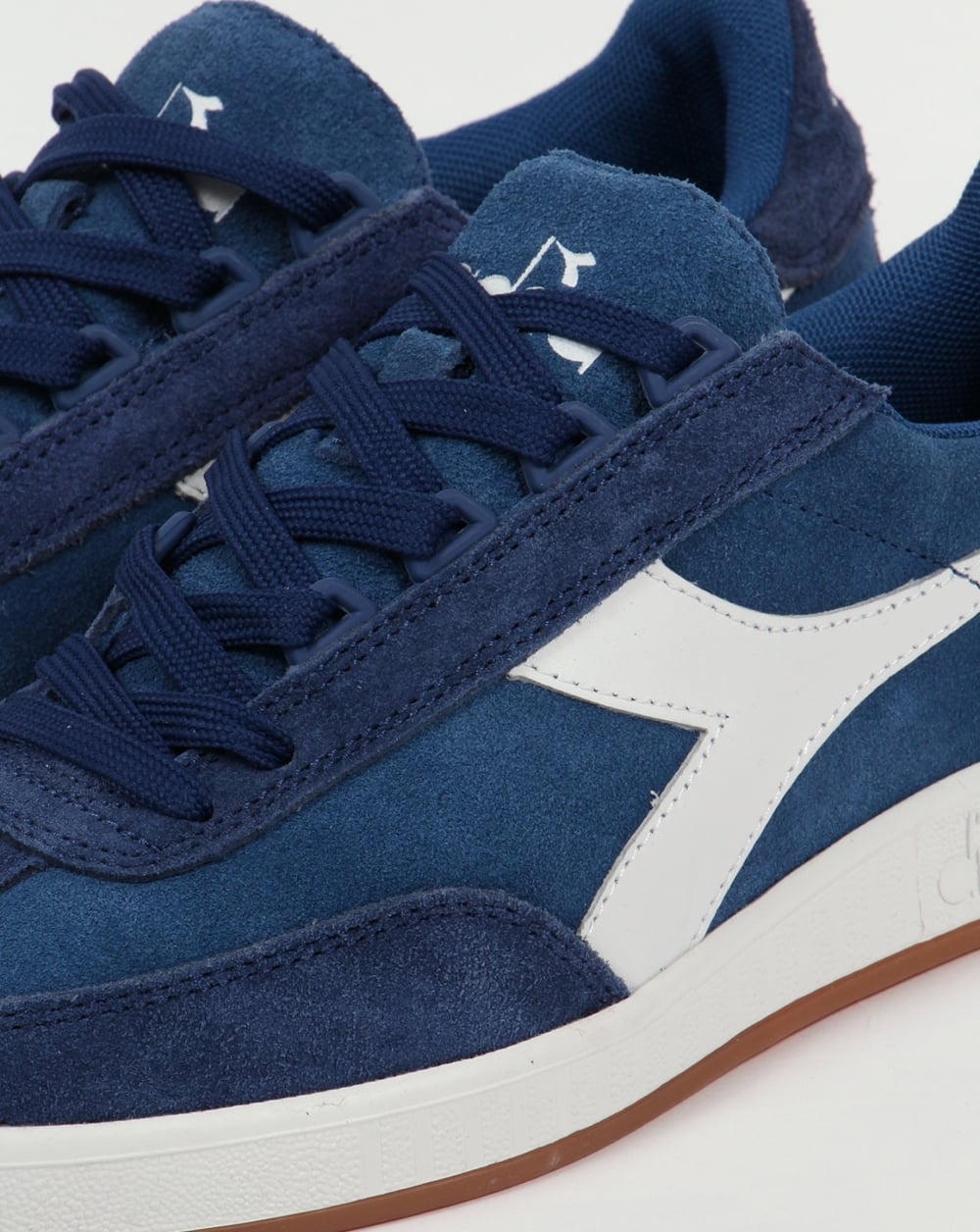 Diadora B Original Suede Trainers Navy/White Gum