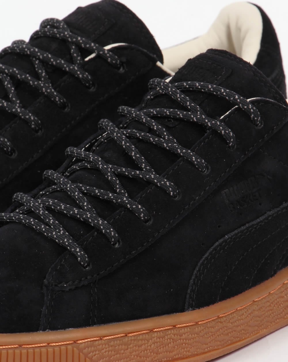 Puma Basket Classic Winter-Sneaker in Schwarz