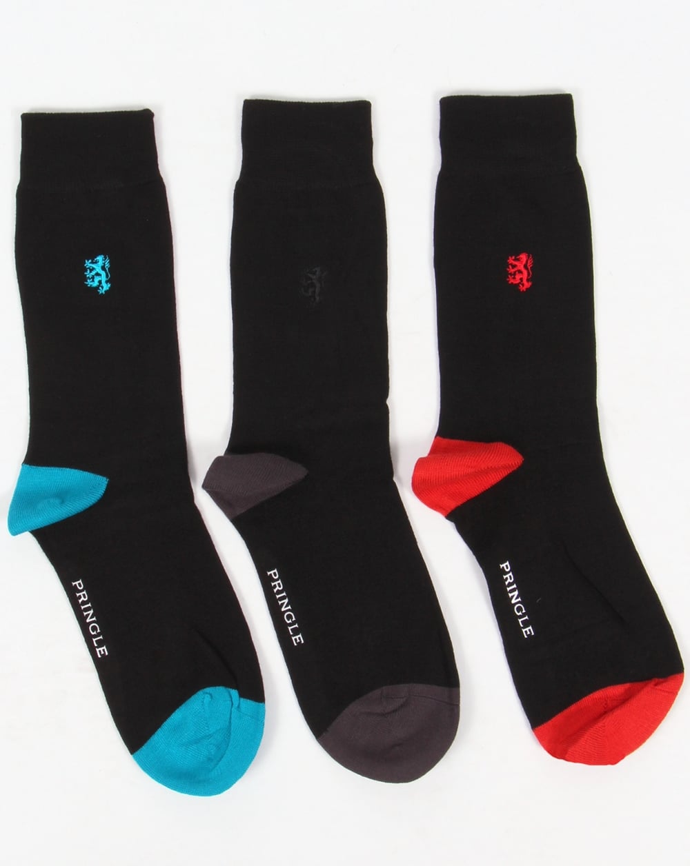 Pringle Bamboo Heel & Toe Socks Black