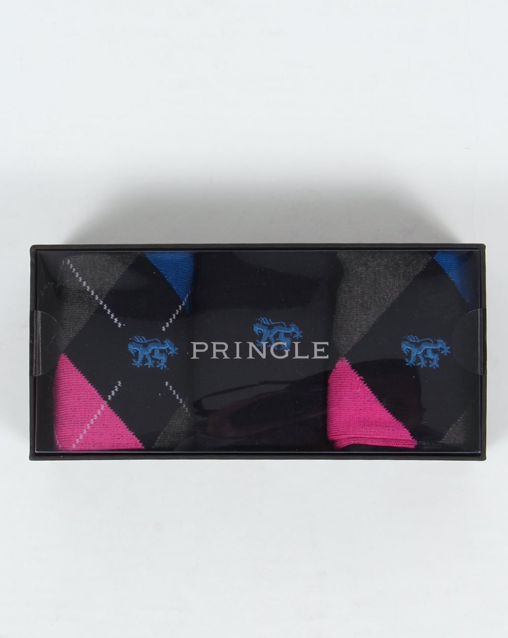 Pringle Bamboo Socks Gift Box Navy
