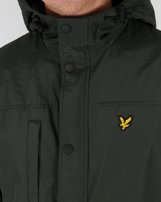 Lyle and Scott Lyle And Scott – Jacke mit Microfleece-Futter in dunklem Salbeigrün