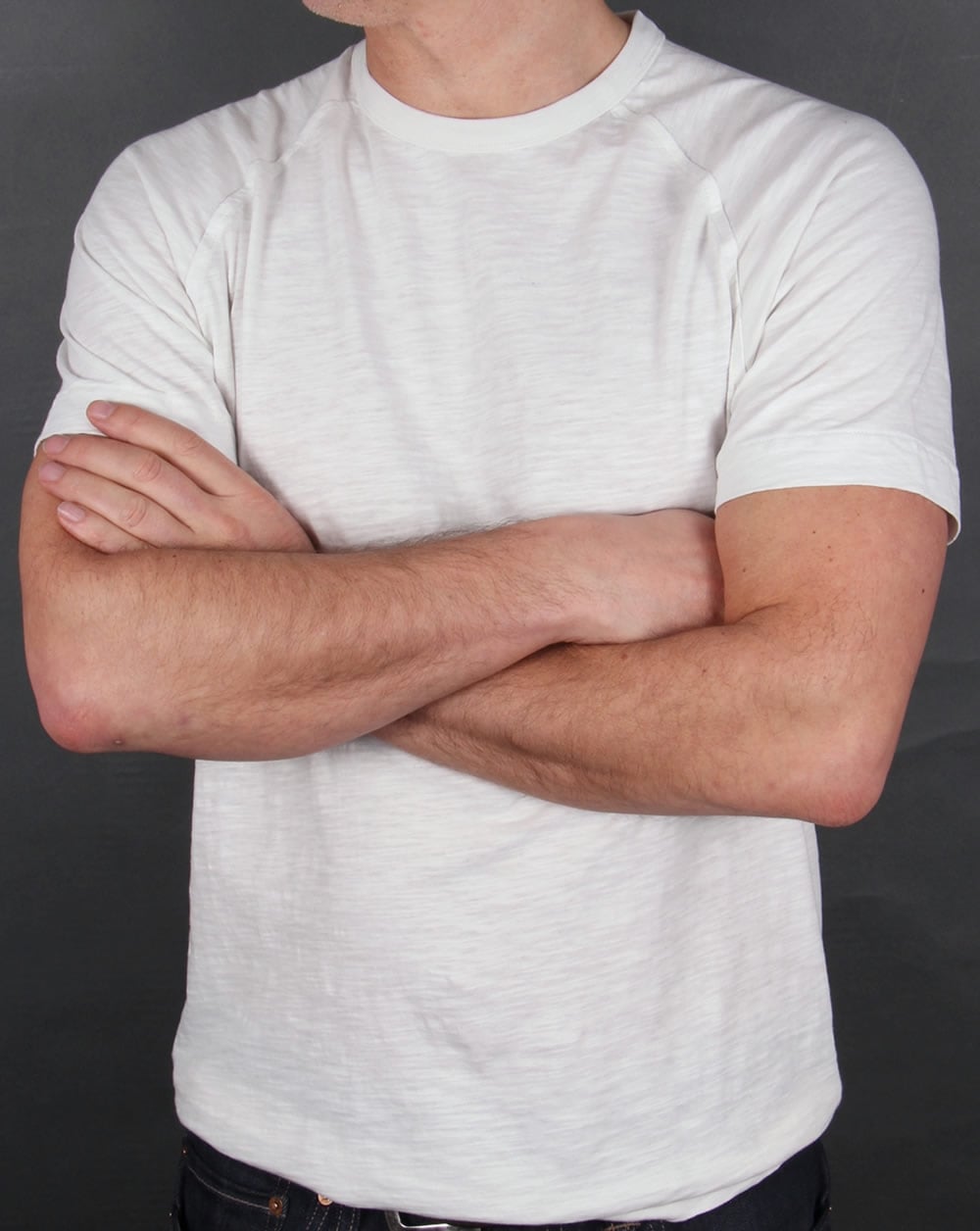 Ymc Television Raglan T-Shirt Weiß