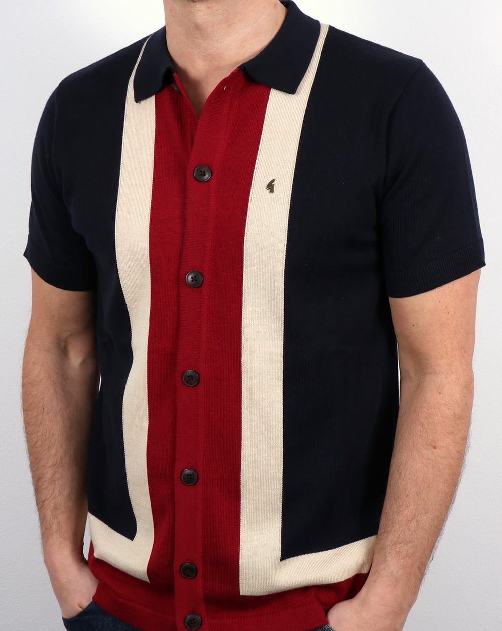 Gabicci Vintage Angelo Polo Shirt Navy
