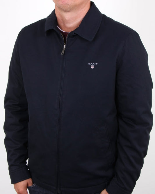 Gant Gant Gefütterte Windjacke Marineblau