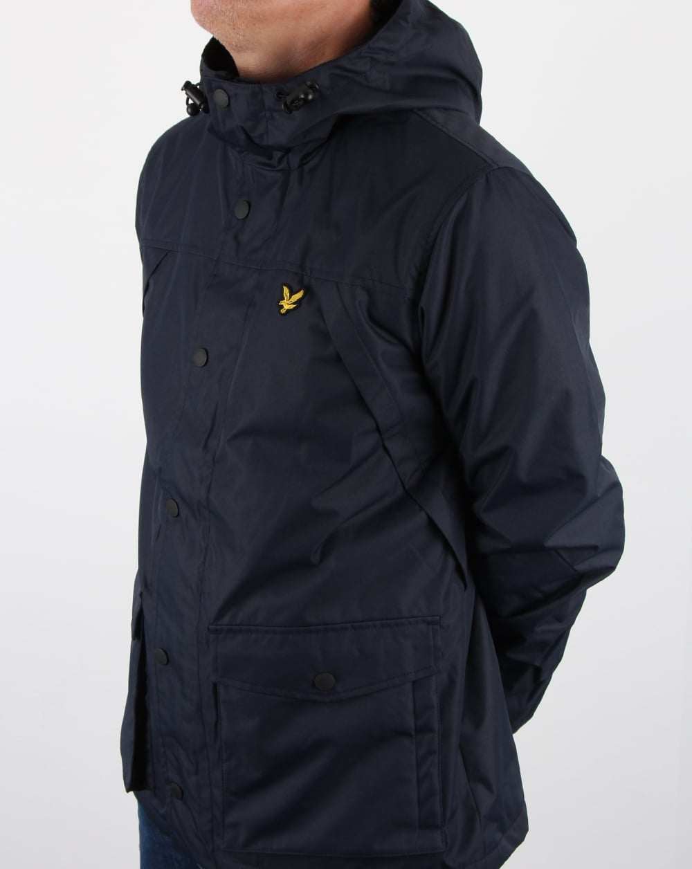 Lyle And Scott Micro Fleece Lined Jacket Navy