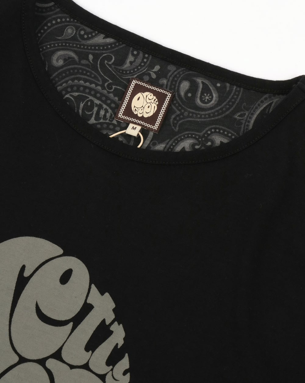 Pretty Green Logo T Shirt Black