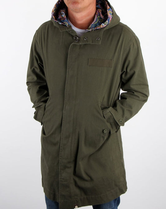 Pretty Green Pretty Green – Cassidy Parka in Khaki