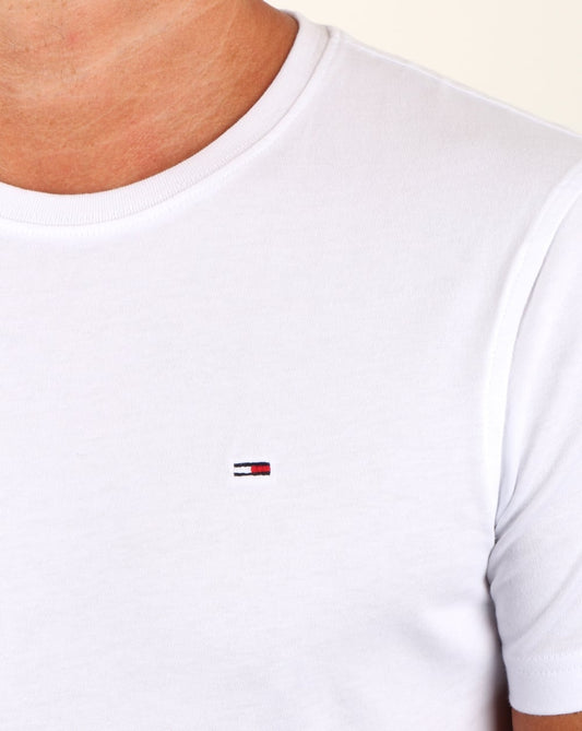Tommy Jeans Tommy Jeans T-Shirt mit Rundhalsausschnitt, Weiß