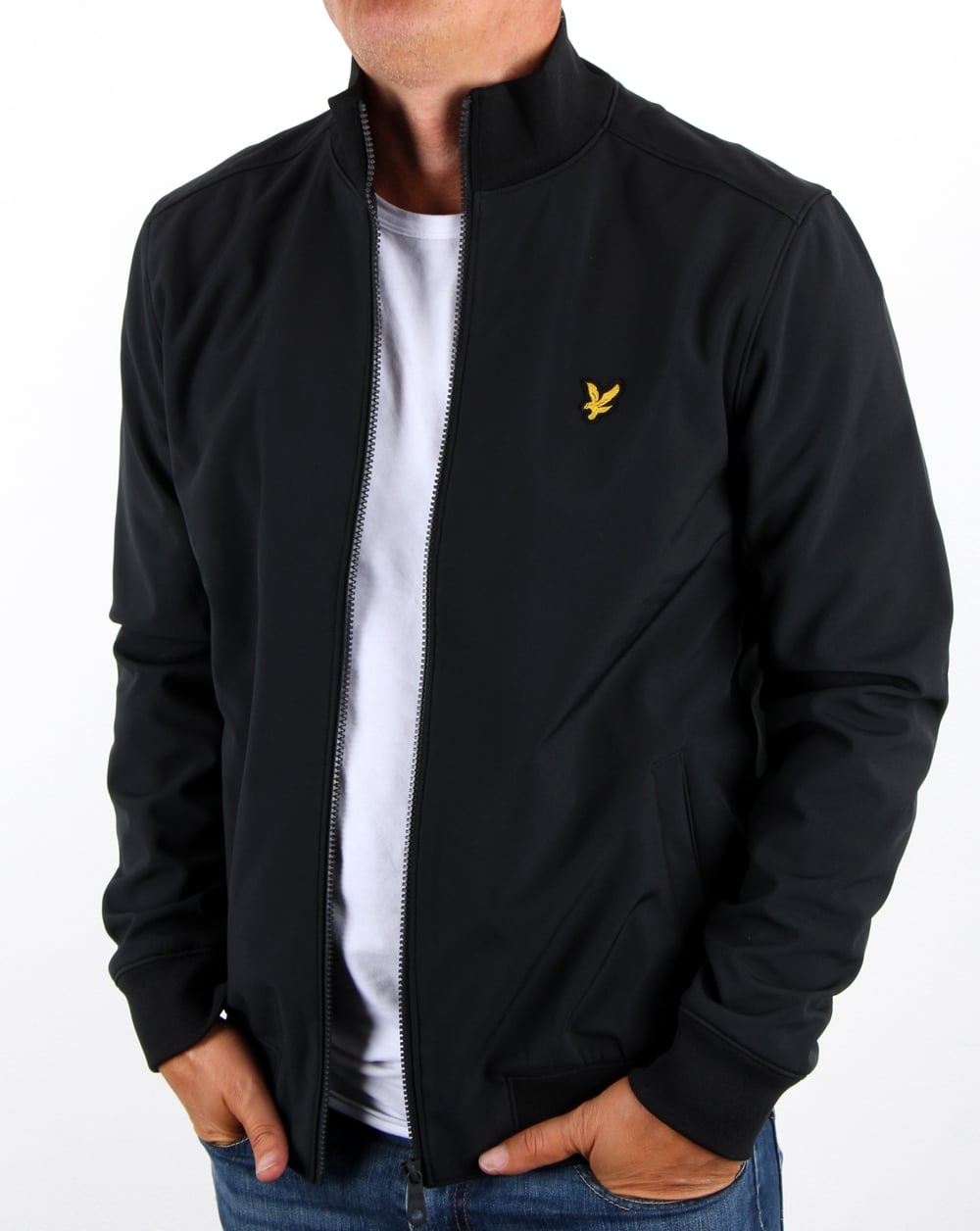 Lyle And Scott Soft Shell Jacket Black