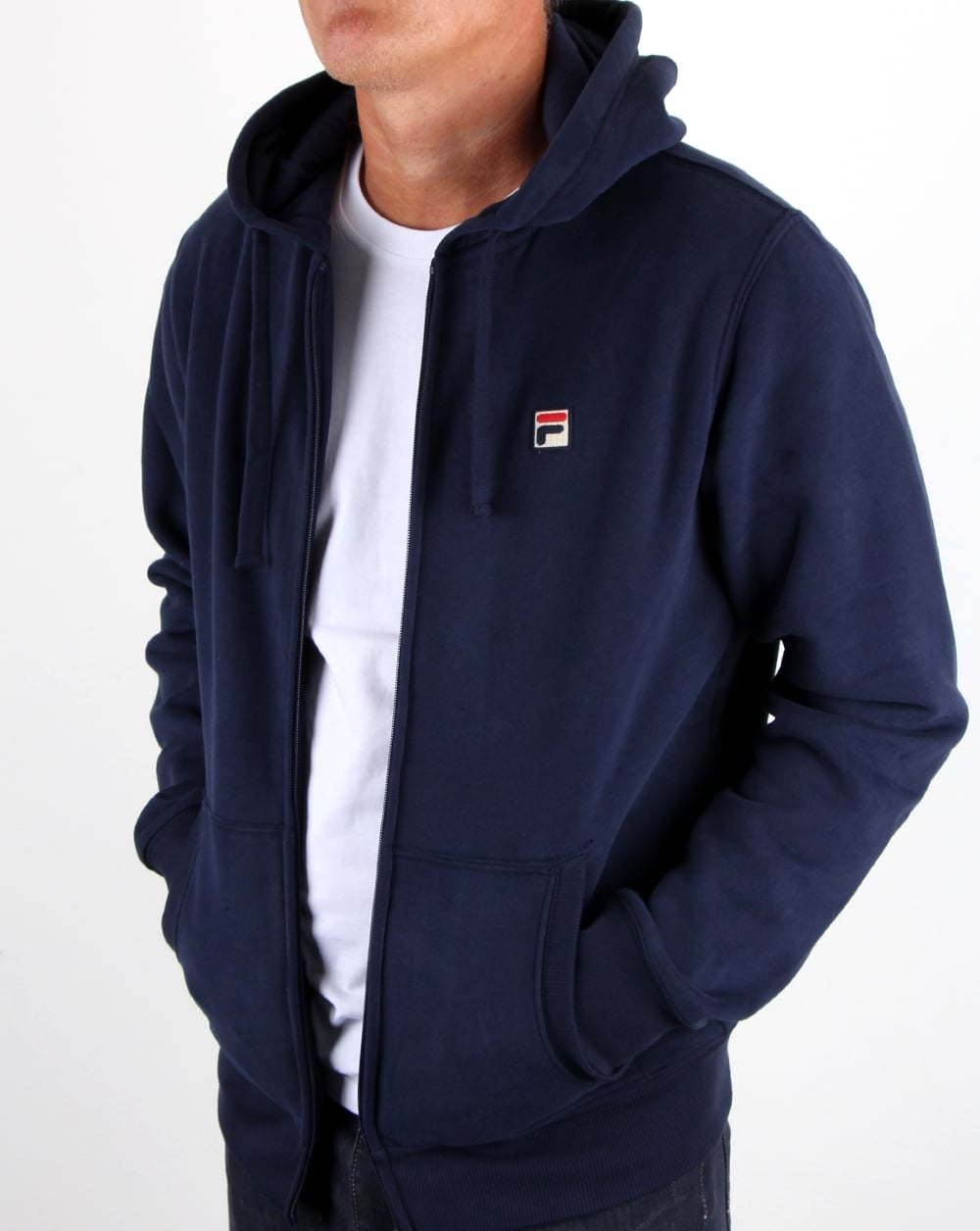 Fila Vintage Full Zip Hoody Navy