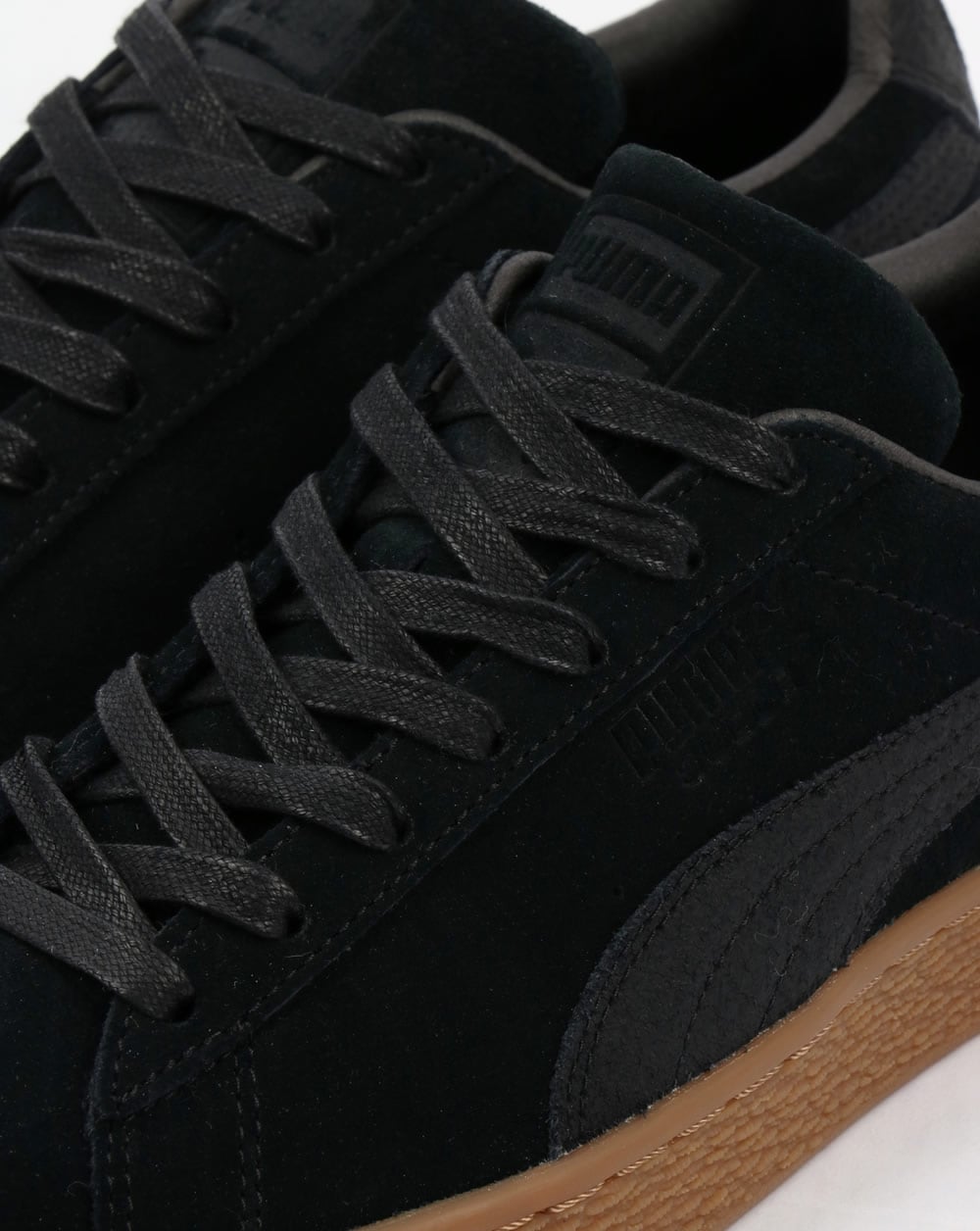 Puma Suede Classic Premium Sneaker Schwarz mit Gummisohle