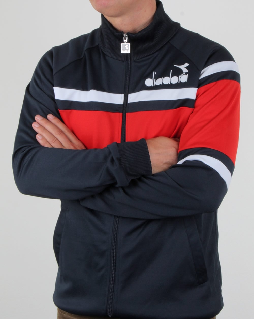 Diadora 80s Track Top Navy/Red/White
