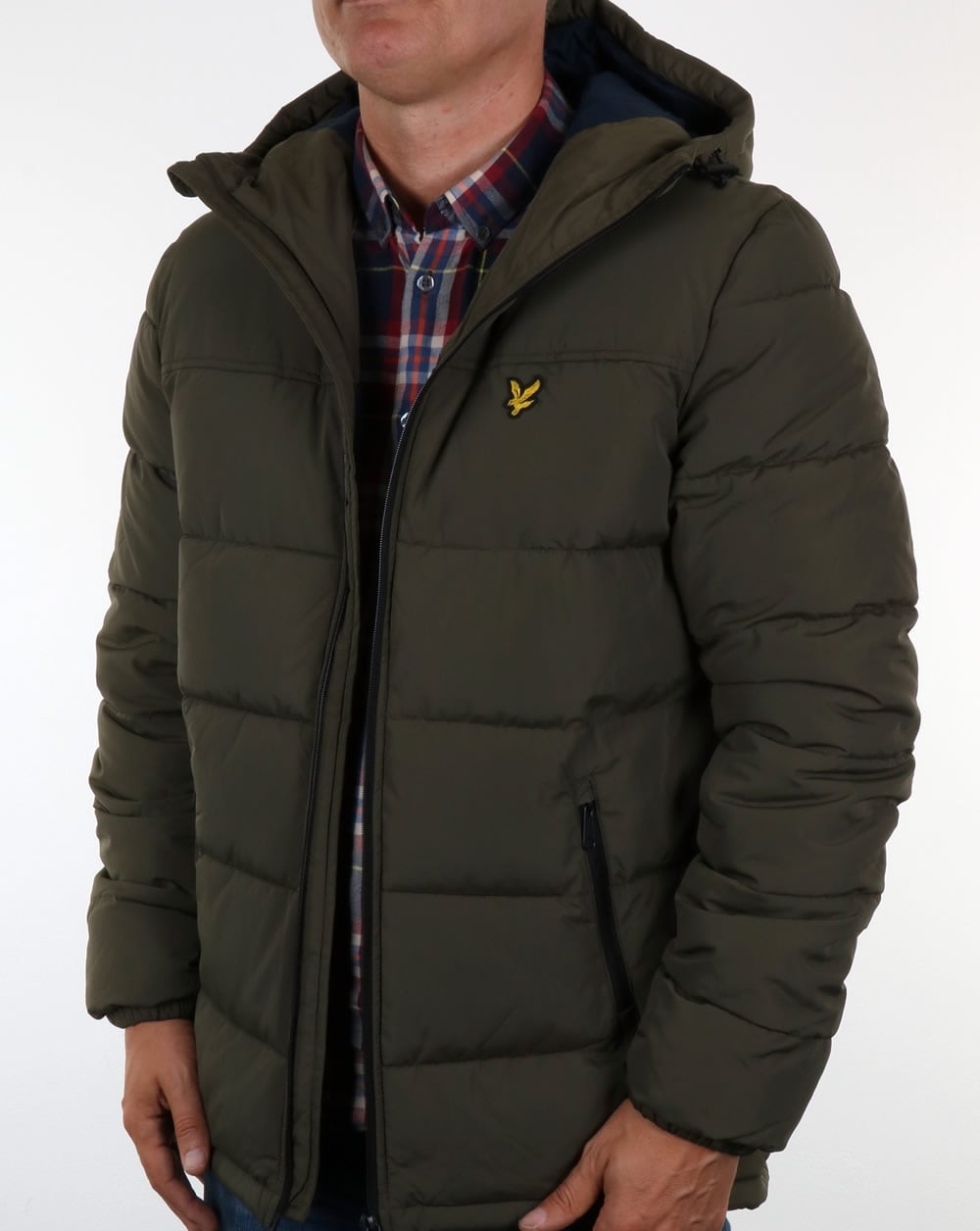 Lyle And Scott Wadded Jacket Olive