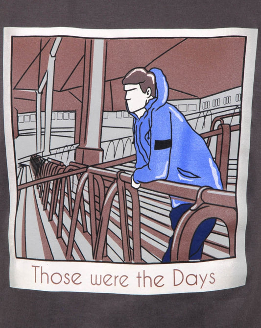 80s Casuals 80er Casuals Those Were The Days T-Shirt Anthrazit