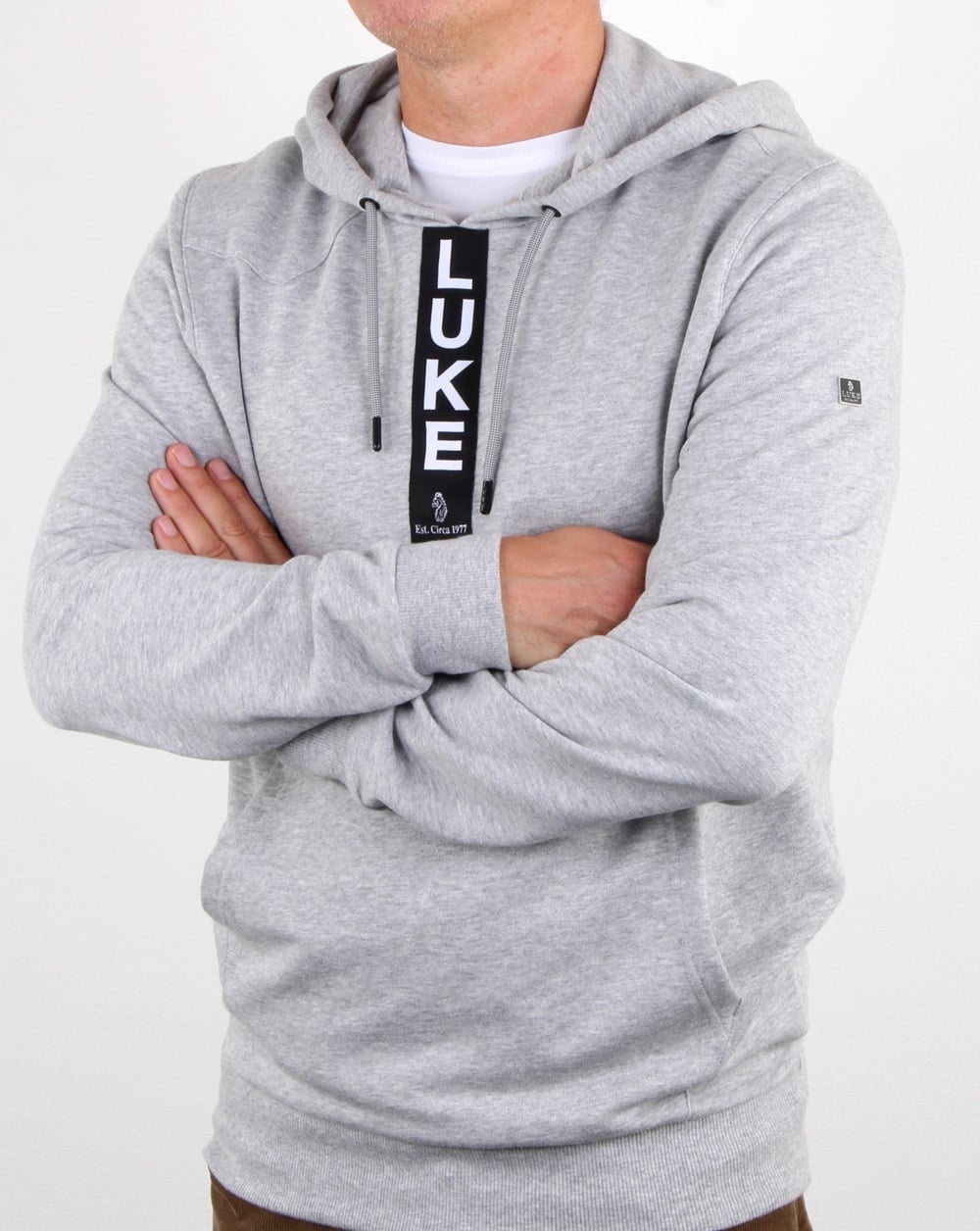 Luke Old Well Hoody Light Grey