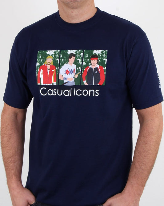 80s Casual Classics 80er Casual Classics Casual Icons T-Shirt Marineblau