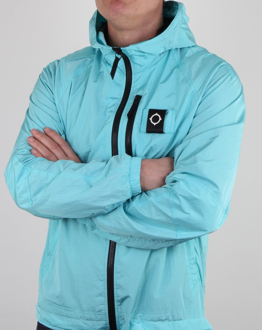 Ma.strum Pegasus Crystal Nylon Jacket Pale Turquoise