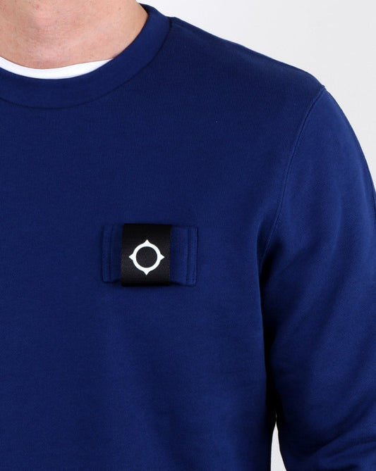 Ma.Strum Ma.strum Training Crew Sweat Dunkles Indigo