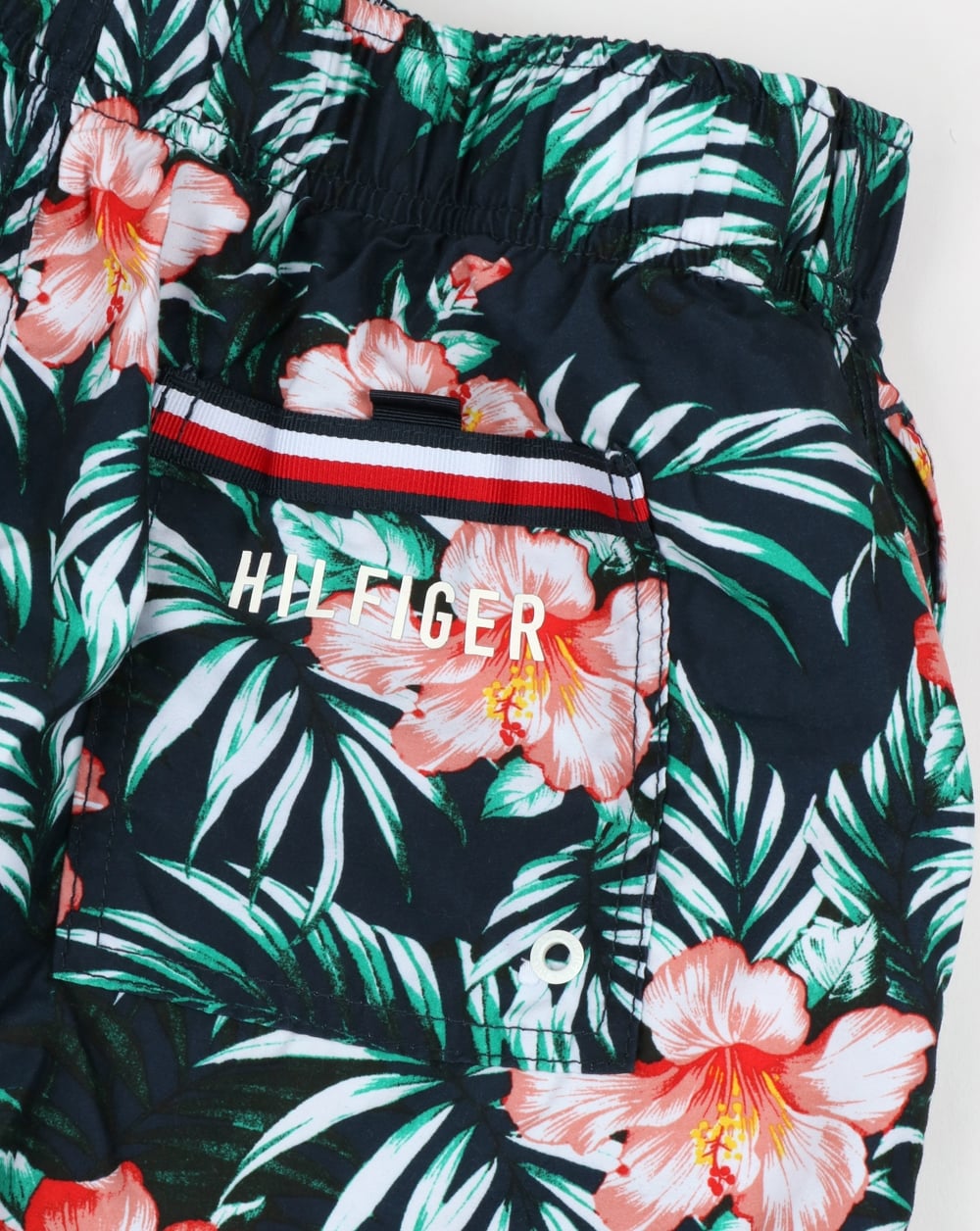 Tommy Hilfiger Hibiscus Floral Print Swim Shorts