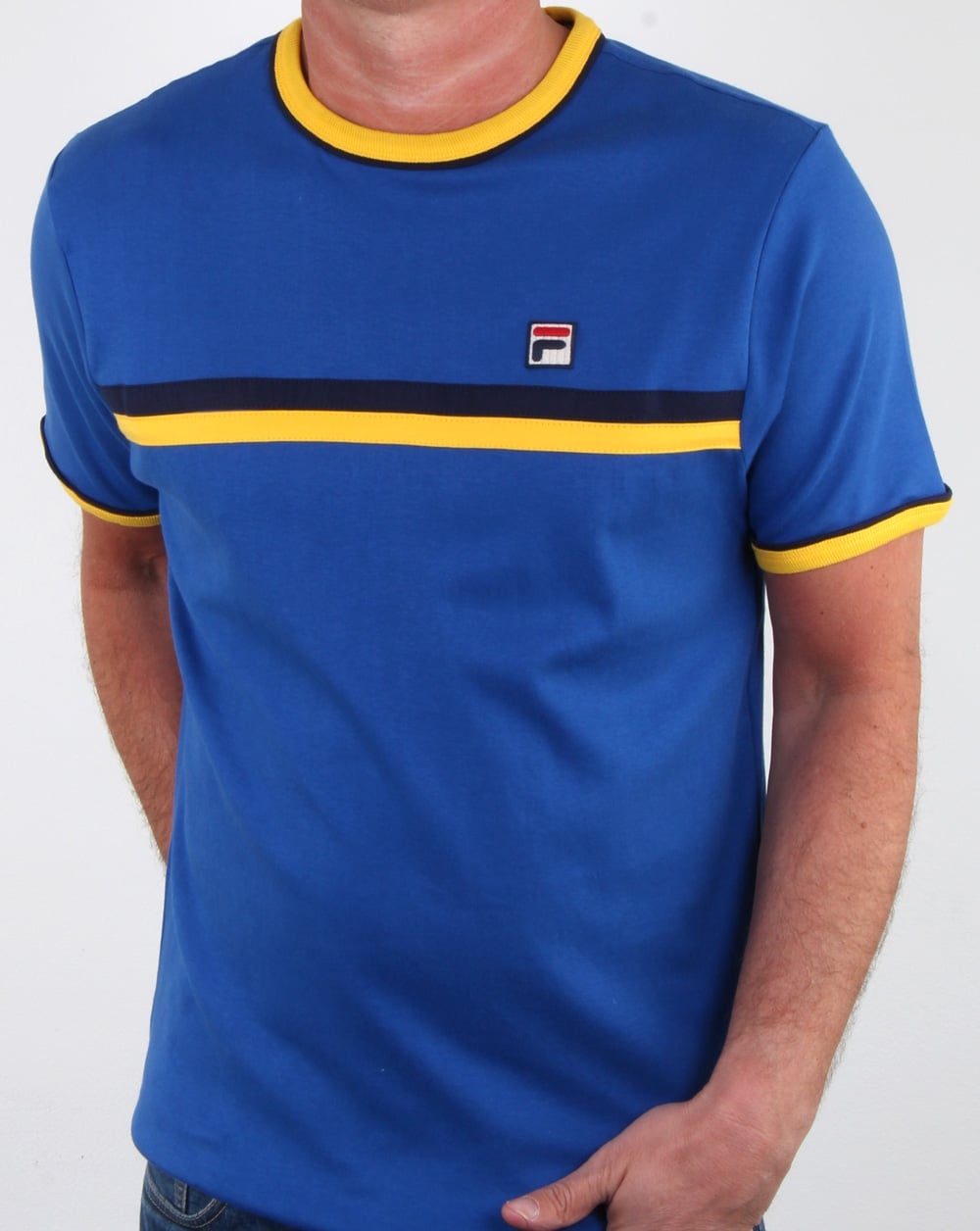 Fila Vintage Razee T Shirt Blue