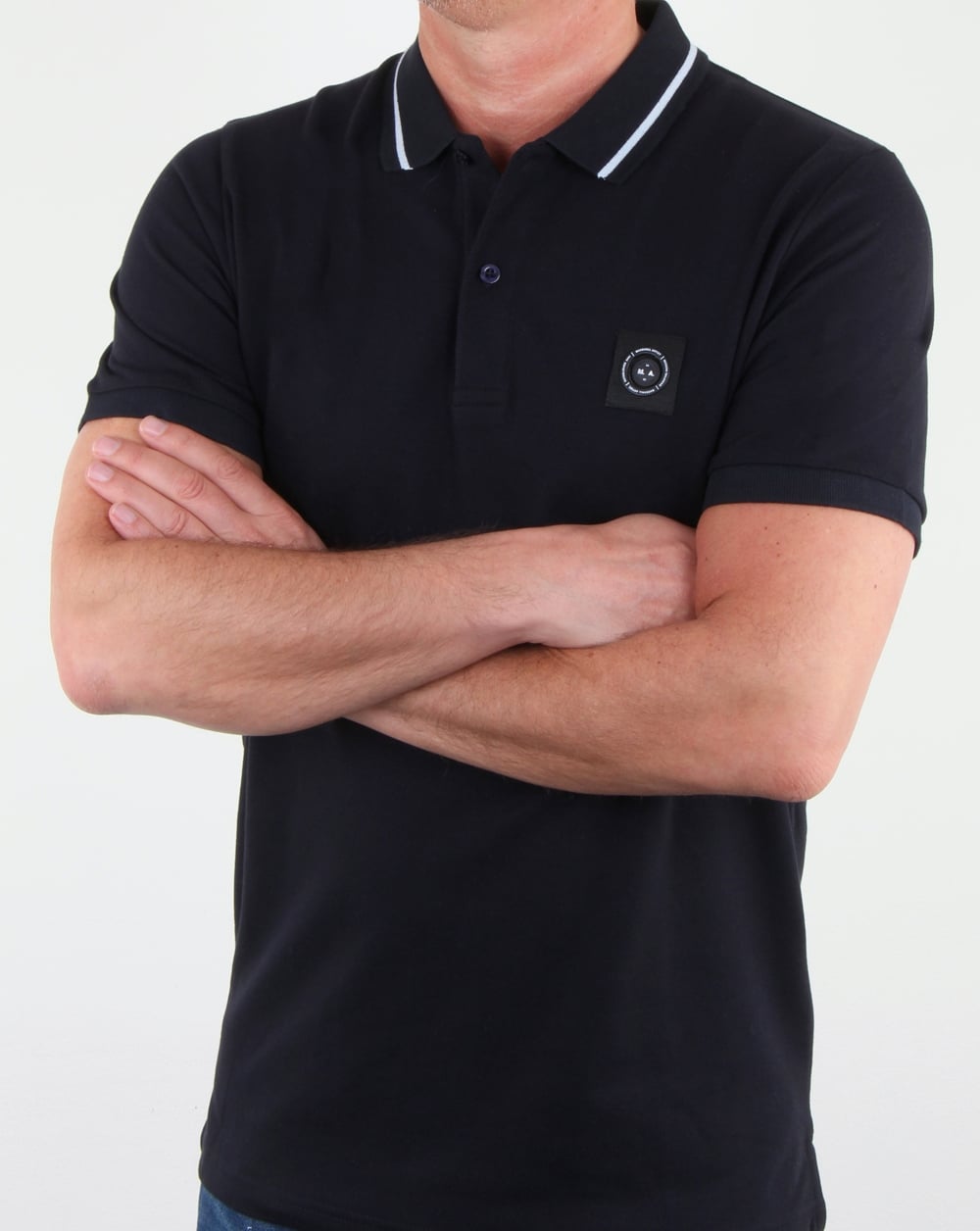 Marshall Artist Siren Polo Shirt Navy