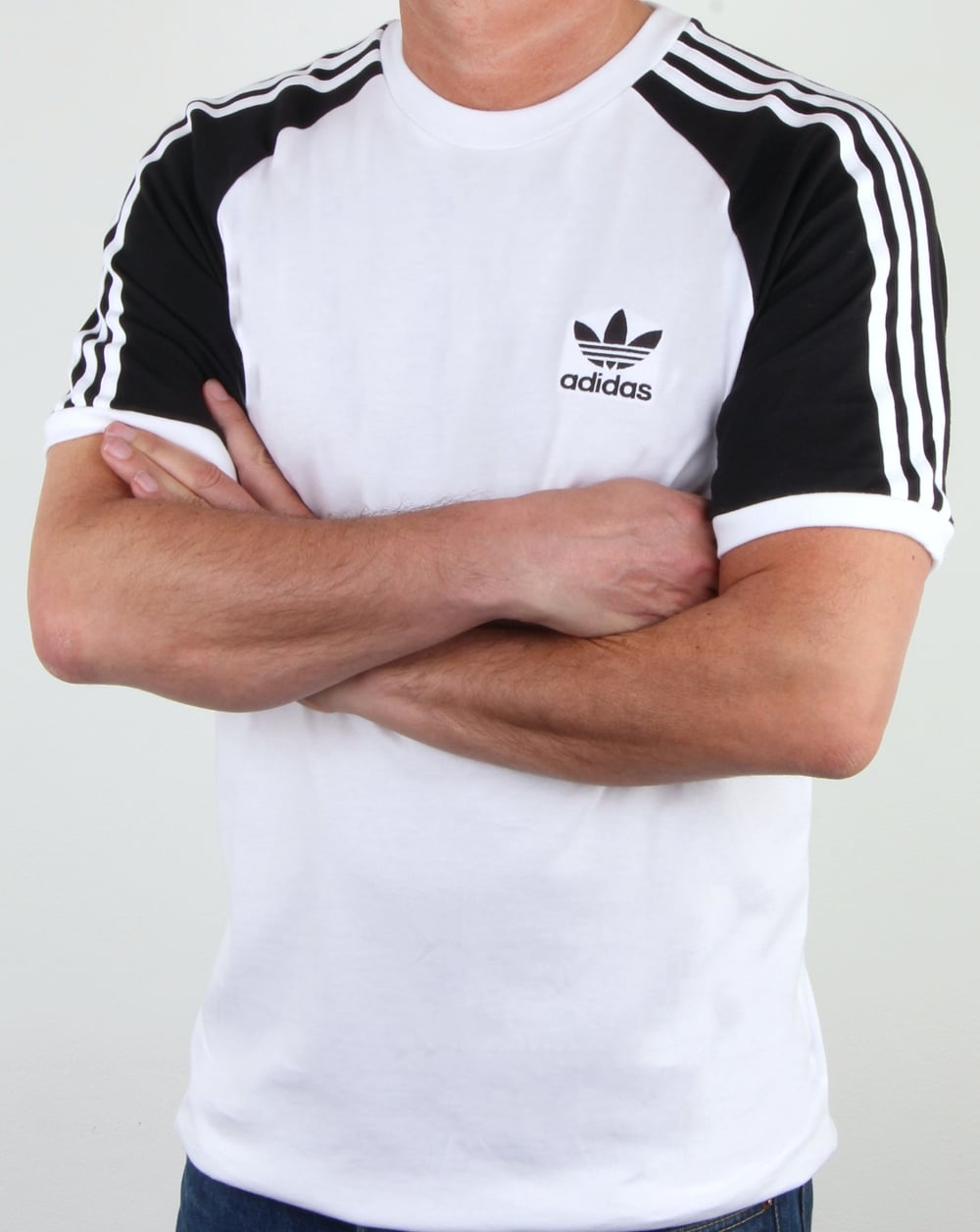 Adidas Originals 3 Stripes T Shirt White/black