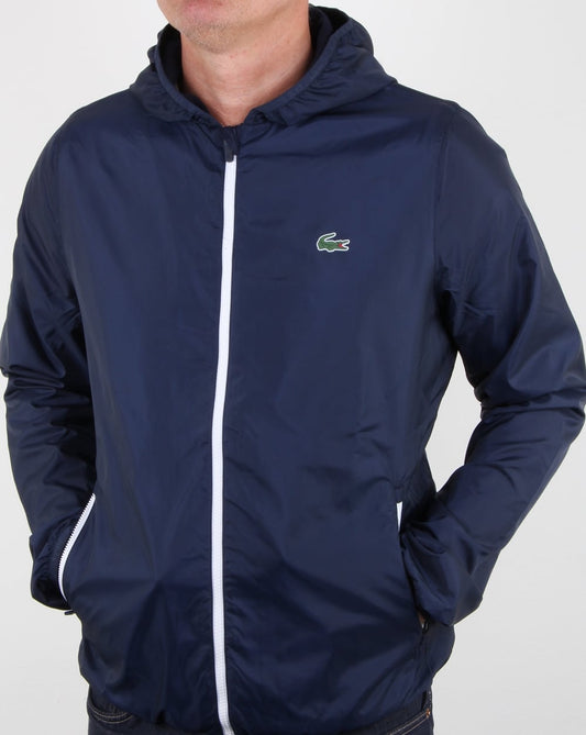 Lacoste Lacoste Kapuzenjacke Navy/Weiß
