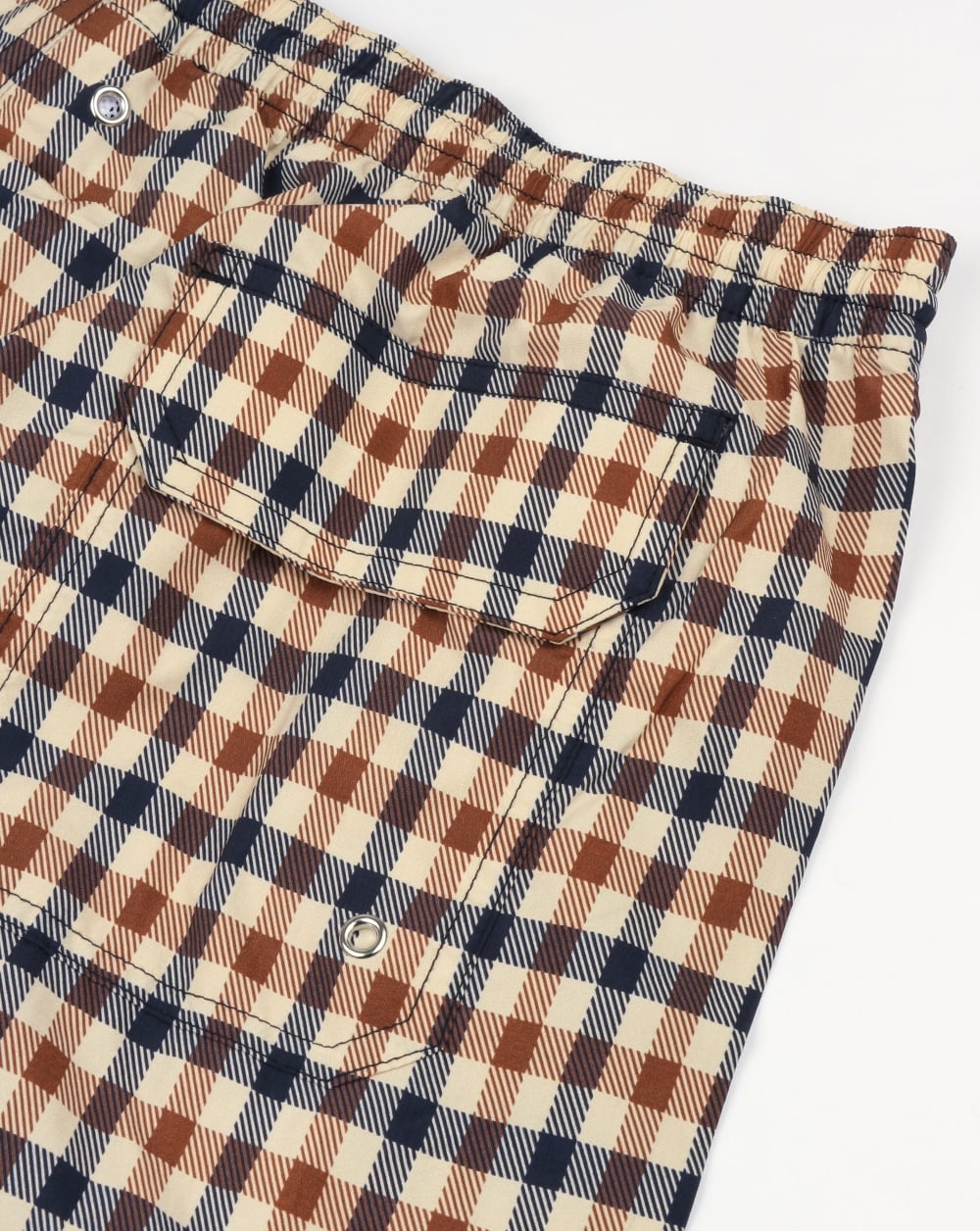 Aquascutum Carlton Check Swim Shorts