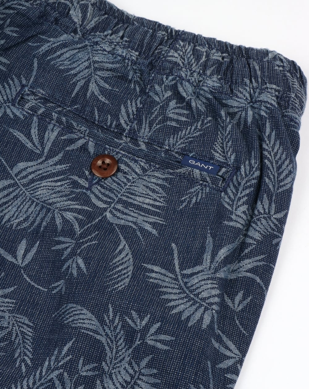 Gant Relaxed Printed Shorts Classic Blue
