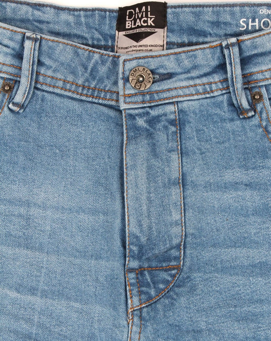 80s Casual Classics 80er Casual Classics Jeansshorts in heller Waschung