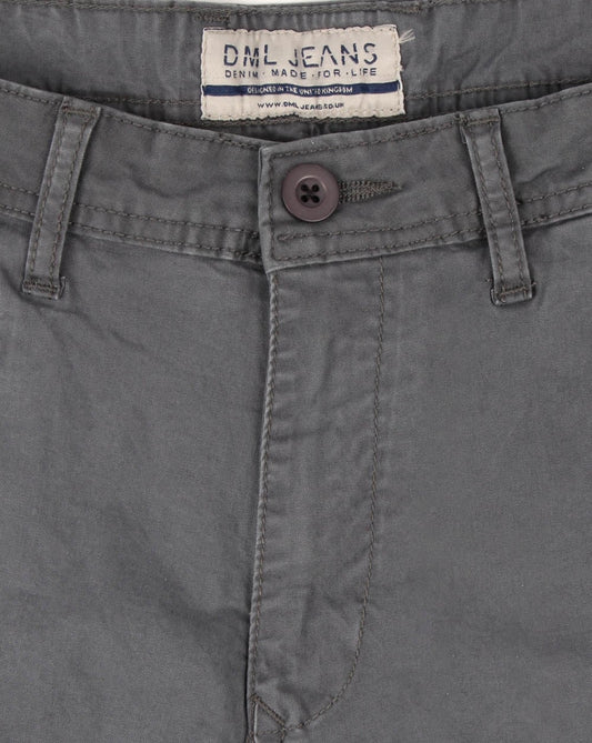 80s Casual Classics 80er Casual Classics Chino Shorts Grau