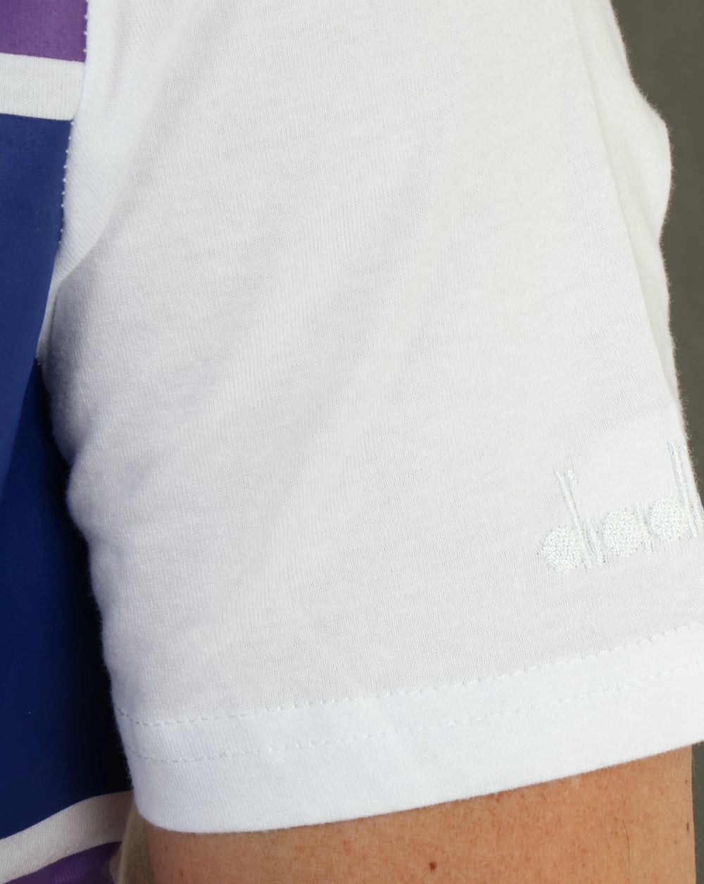 Diadora Spectra T Shirt White/Navy