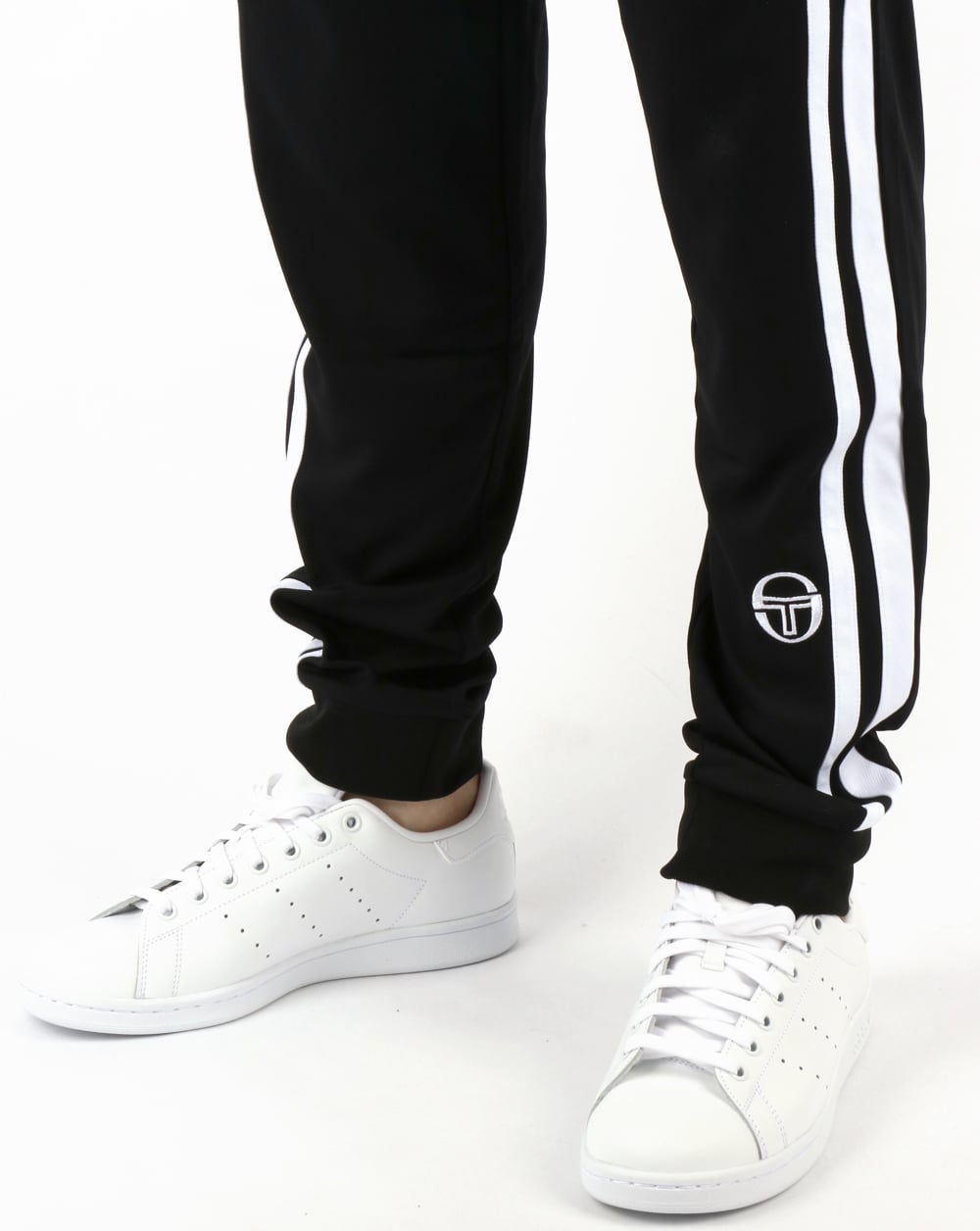Sergio Tacchini Masters Track Bottoms Black/White