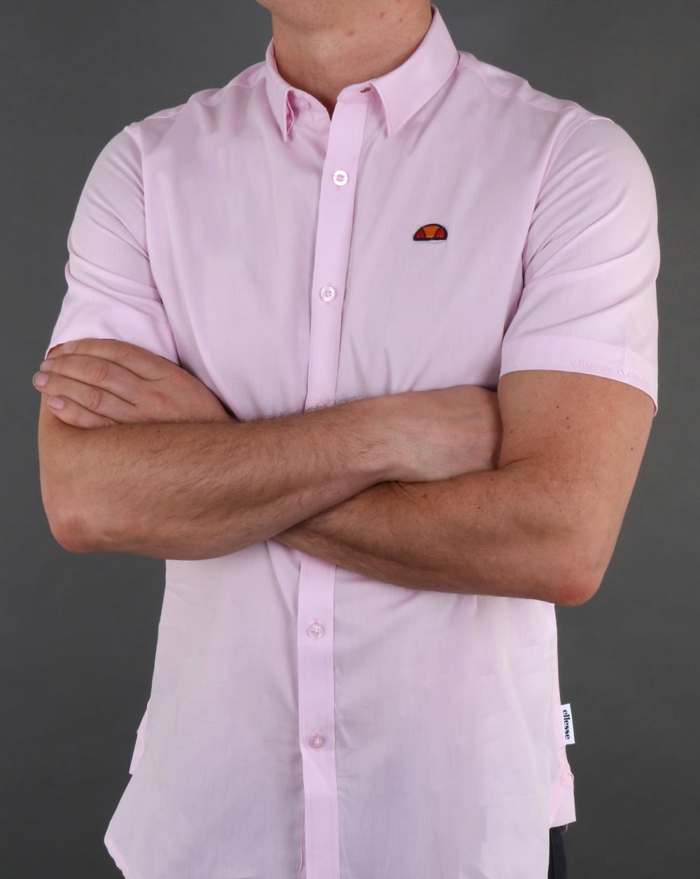 Ellesse Castello Short Sleeve Shirt Light Pink