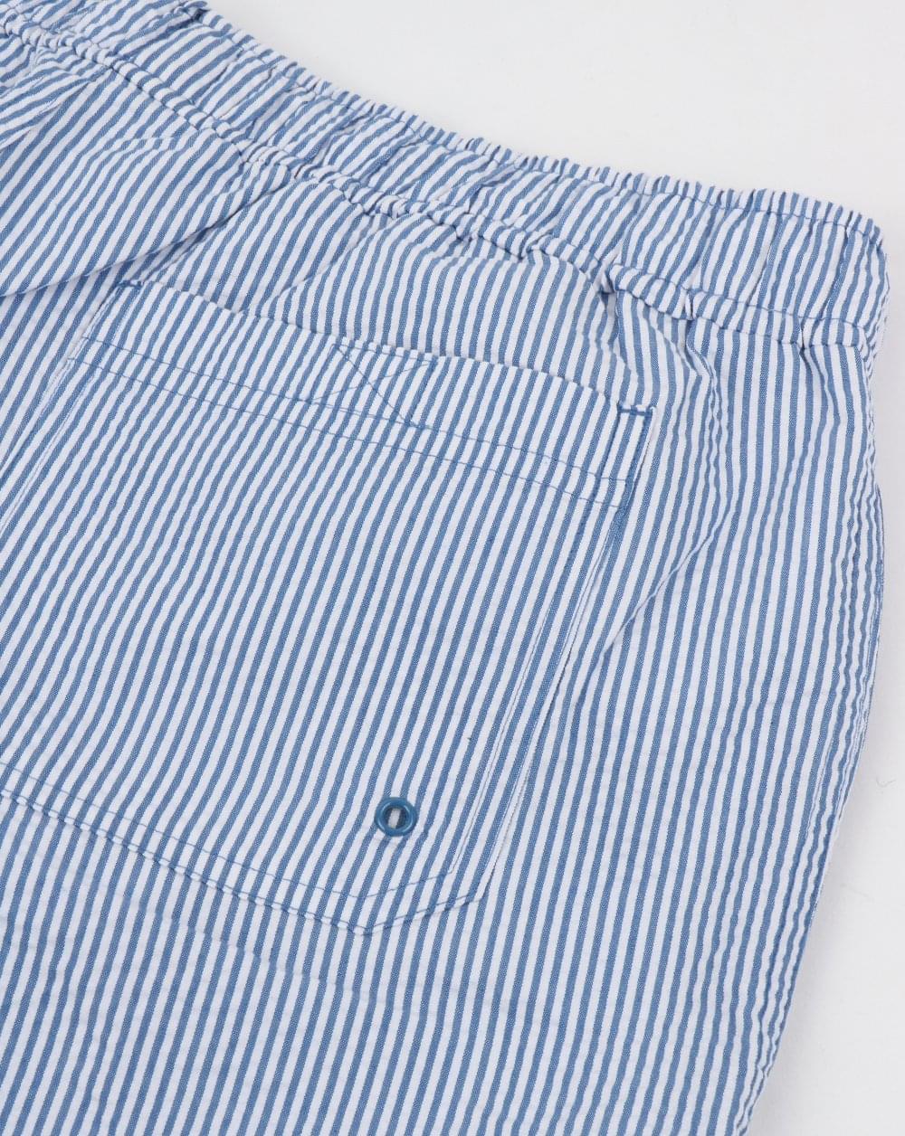 Farah Colbert Seersucker Swim Shorts Royal Blue